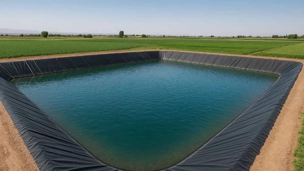مزایای استفاده از ژئوممبران در ساخت استخرهای ذخیره آب کشاورزی در استان مرکزی